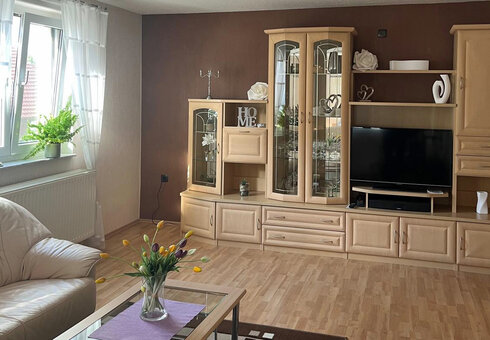 Blick in das große Wohnzimmer