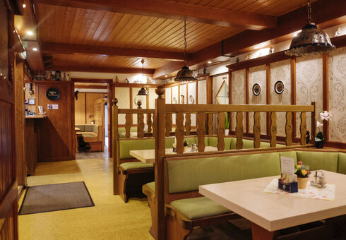 Blick in die Gaststube