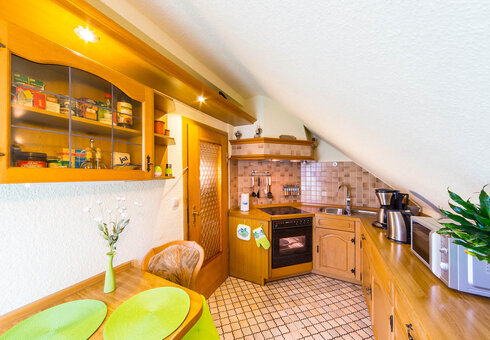 gut ausgestattete Küche