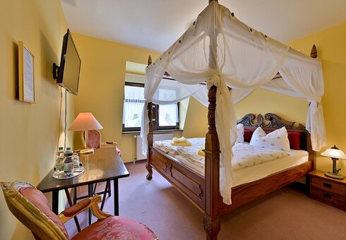 Blick in ein Gästezimmer