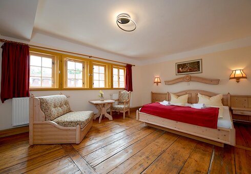 Blick in ein Gästezimmer
