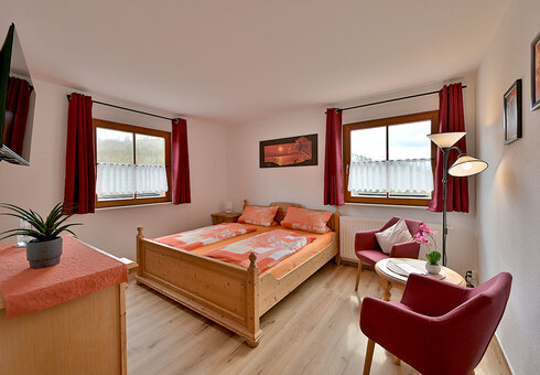 Blick in ein Gästezimmer