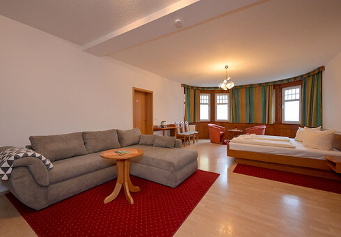 Blick in ein Gästezimmer