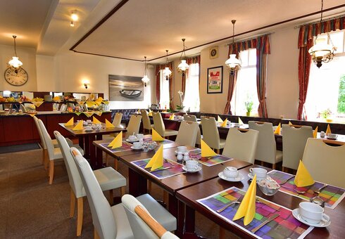 Blick in den Frühstüksraum