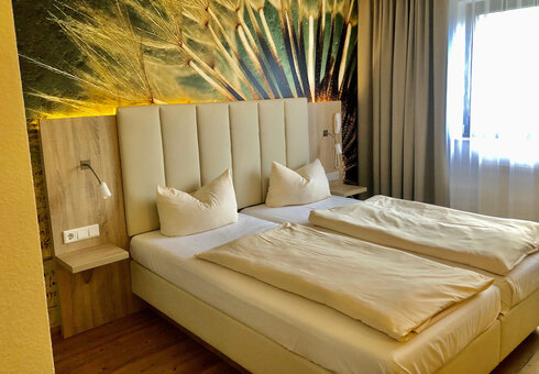 Blick in ein Hotelzimmer