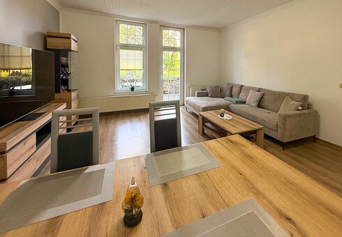 Blick in das Wohnzimmer