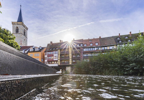 Blick auf die Krämerbrücke