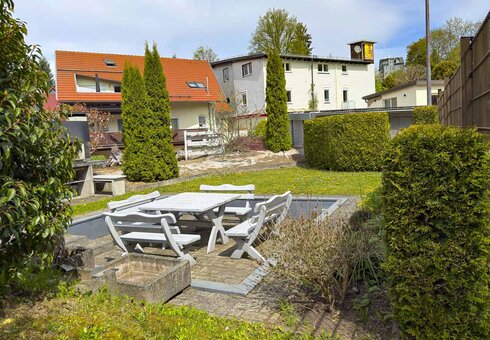 Sitzecke im Garten