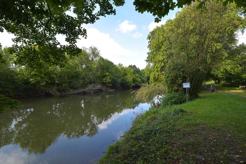 Fluss Werra in Neuenhof