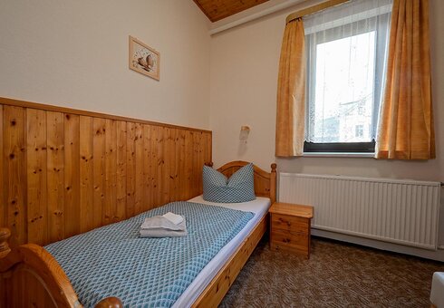 Blick in ein Gästezimmer