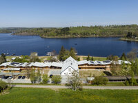 Blick auf das SEZ Kloster