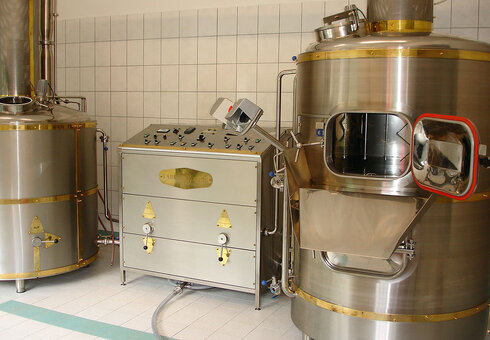 hauseigene Brauerei
