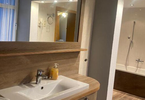 Blick in ein Badezimmer