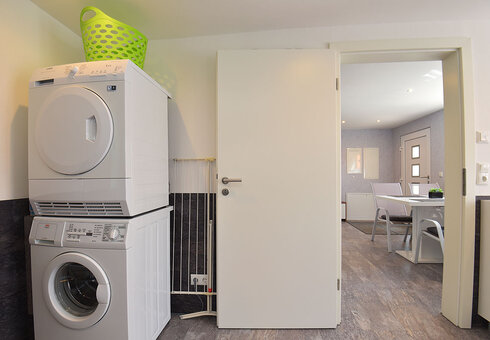 Waschmaschine im Badezimmer