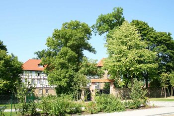 Blick zur Burg-Klinik