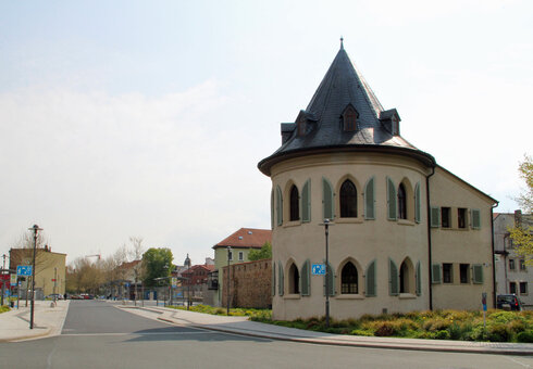 Der Glockenturm in Pößneck