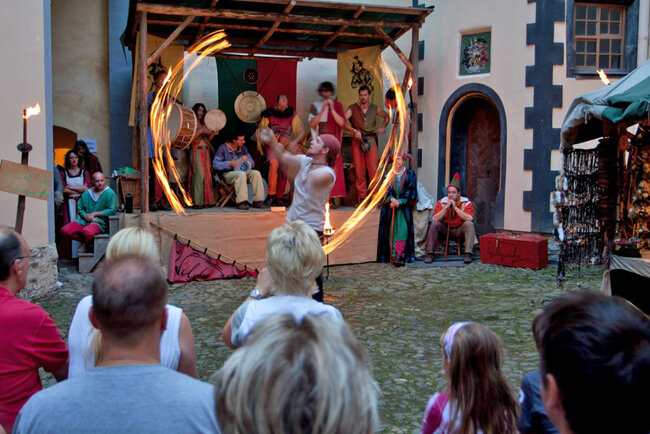 Mittelalterfest auf Schloß Burgk