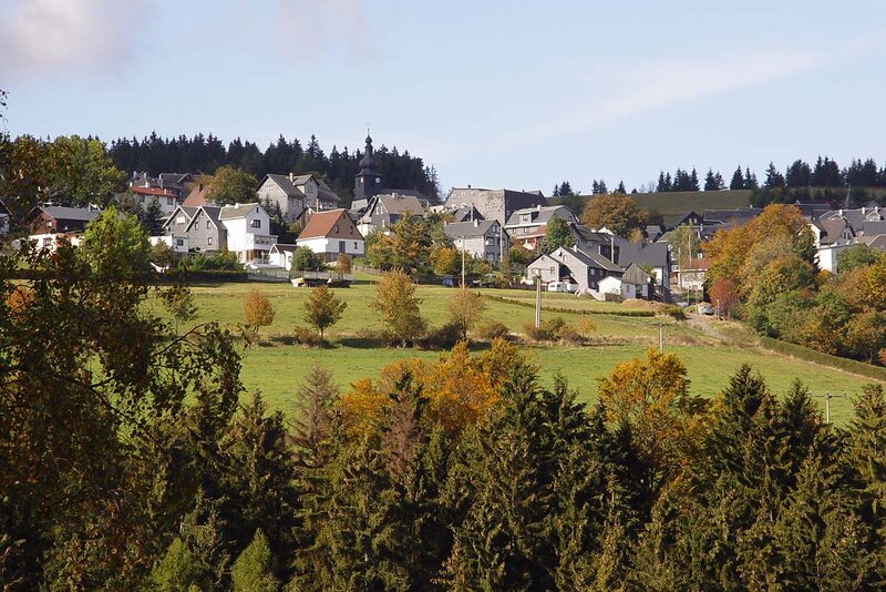 Blick auf den Ort Schmiedefeld
