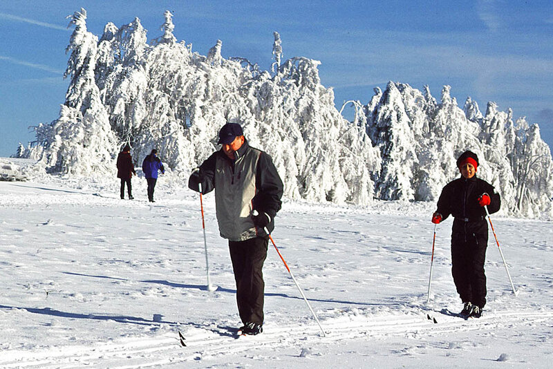 Skilaufen am Rennsteig