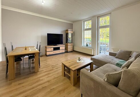 Blick in das Wohnzimmer