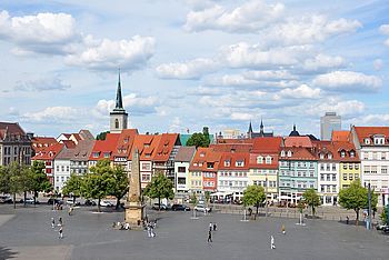 Domplatz in Erfurt