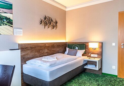 Blick in ein Einzelzimmer