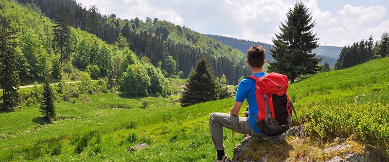 Wandern mit leichtem Gepäck