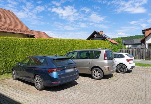 Parkplatz direkt am Haus