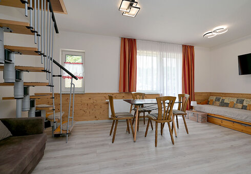 Blick in das Ferienhaus