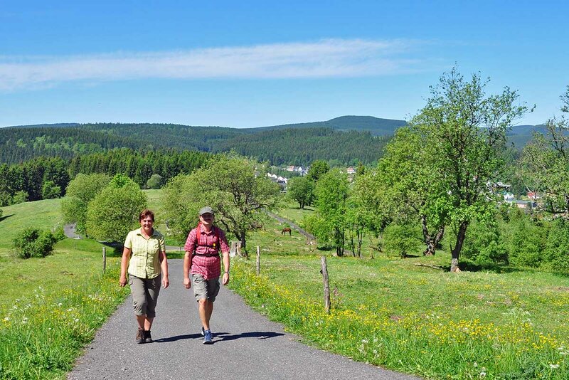 Wandern oberhalb von Stützerbach