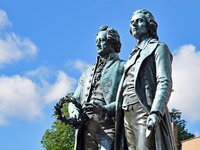Goethe-Schiller-Denkmal in Weimar