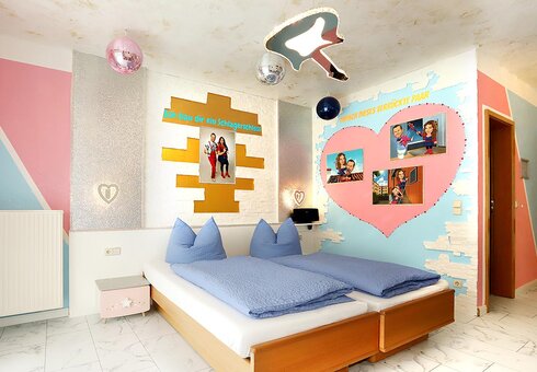Blick in ein Gästezimmer