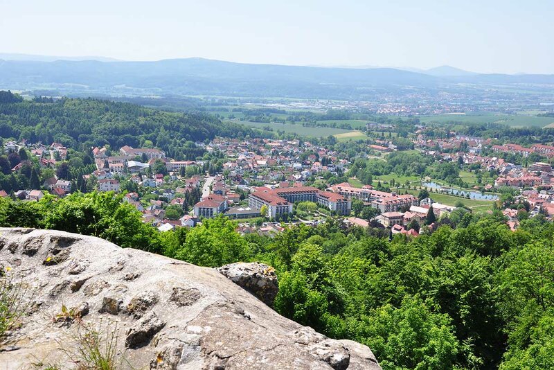 Blick auf Bad Liebenstein