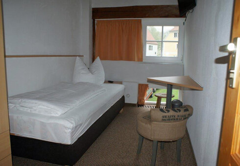 Blick in das Kutscherzimmer