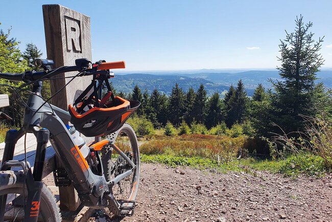 E-Bike an Plänkners Aussicht