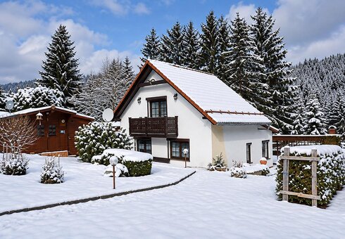 Ferienhaus RoCo, Winteransicht