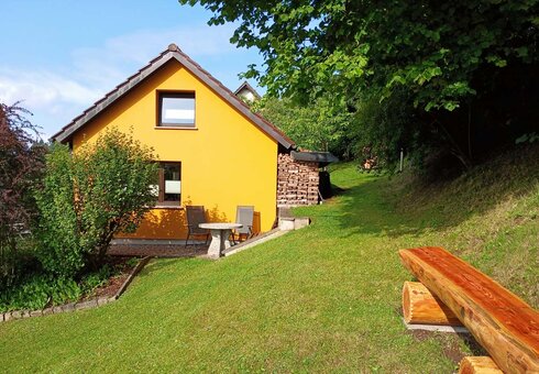 Liegewiese am Ferienhaus