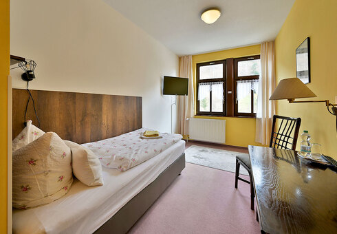 Blick in ein Gästezimmer