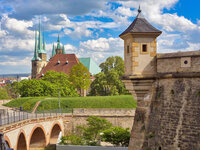 Blick vom Petersberg auf den Dom