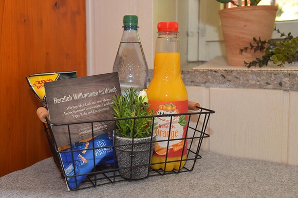 Willkommensgruß für Fewo-Gäste