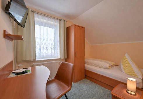 Blick in ein Einzelzimmer