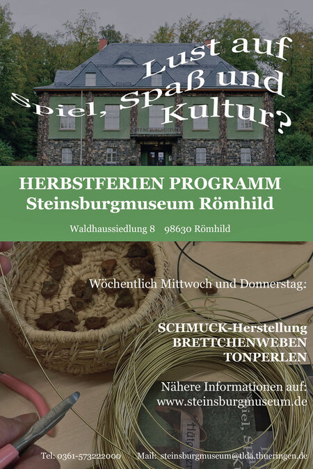 Herbstferienprogramm Steinsburgmuseum
