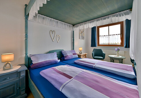 Blick in ein Gästezimmer