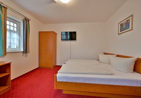 Blick in ein Gästezimmer