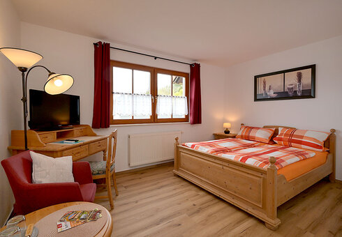 Blick in ein Gästezimmer