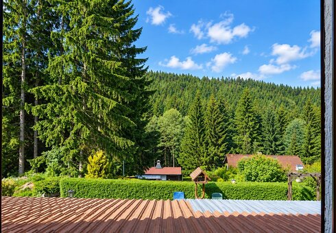 Blick aus dem Fenster