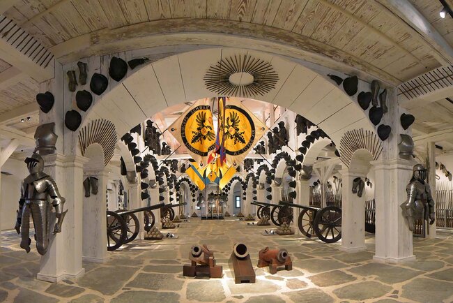 Waffensammlung im Zeughaus Schwarzburg