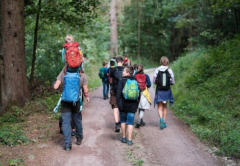 Wandern in der Natur