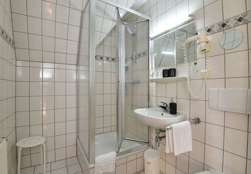 Blick in ein Badezimmer