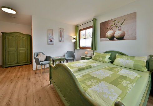 Blick in ein Gästezimmer